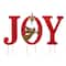 Glitzhome® 3.5ft. LED Metal Joy Angel Yard Stake Set with Timer